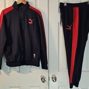 Puma Black and Red Athletic Set